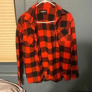 red active flannel